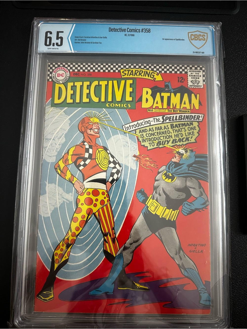 Detective Comics Batman #358 Graded Comic - Red Cover CBCS 6.5
